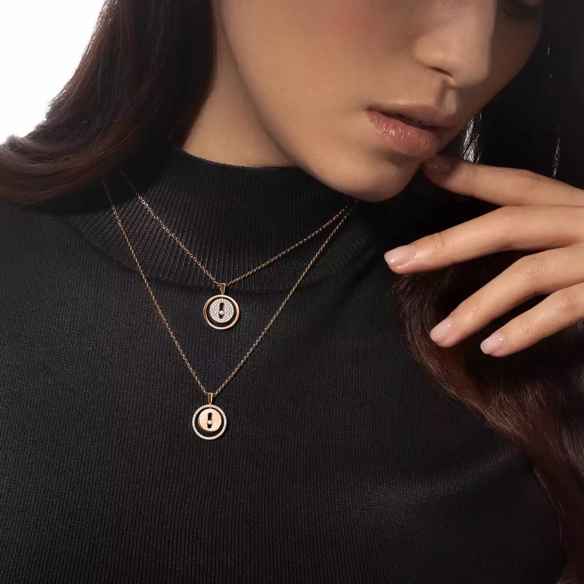 [Okajuri Jewelry] Lucky Move Diamond Necklace