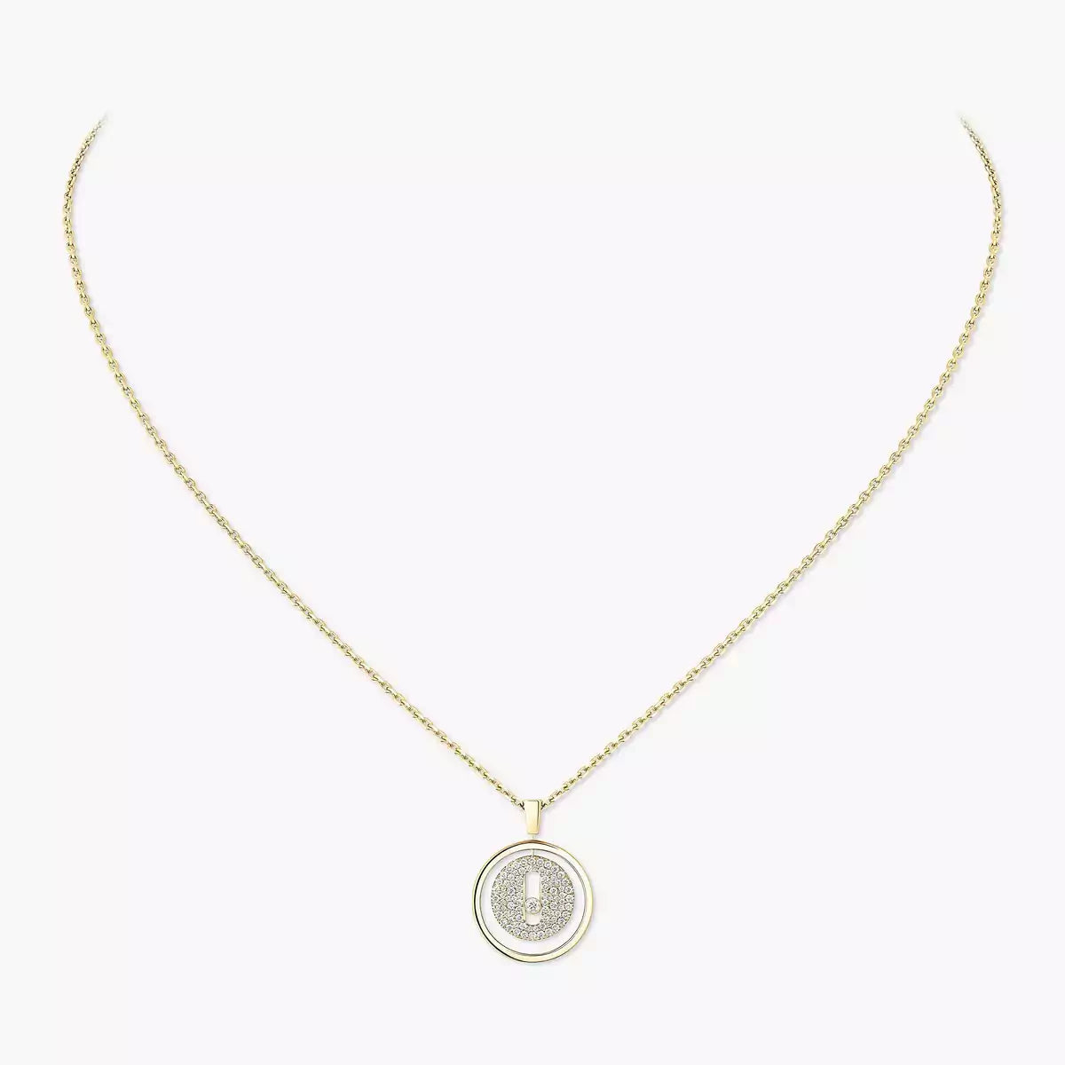[Okajuri Jewelry] Lucky Move Diamond Necklace