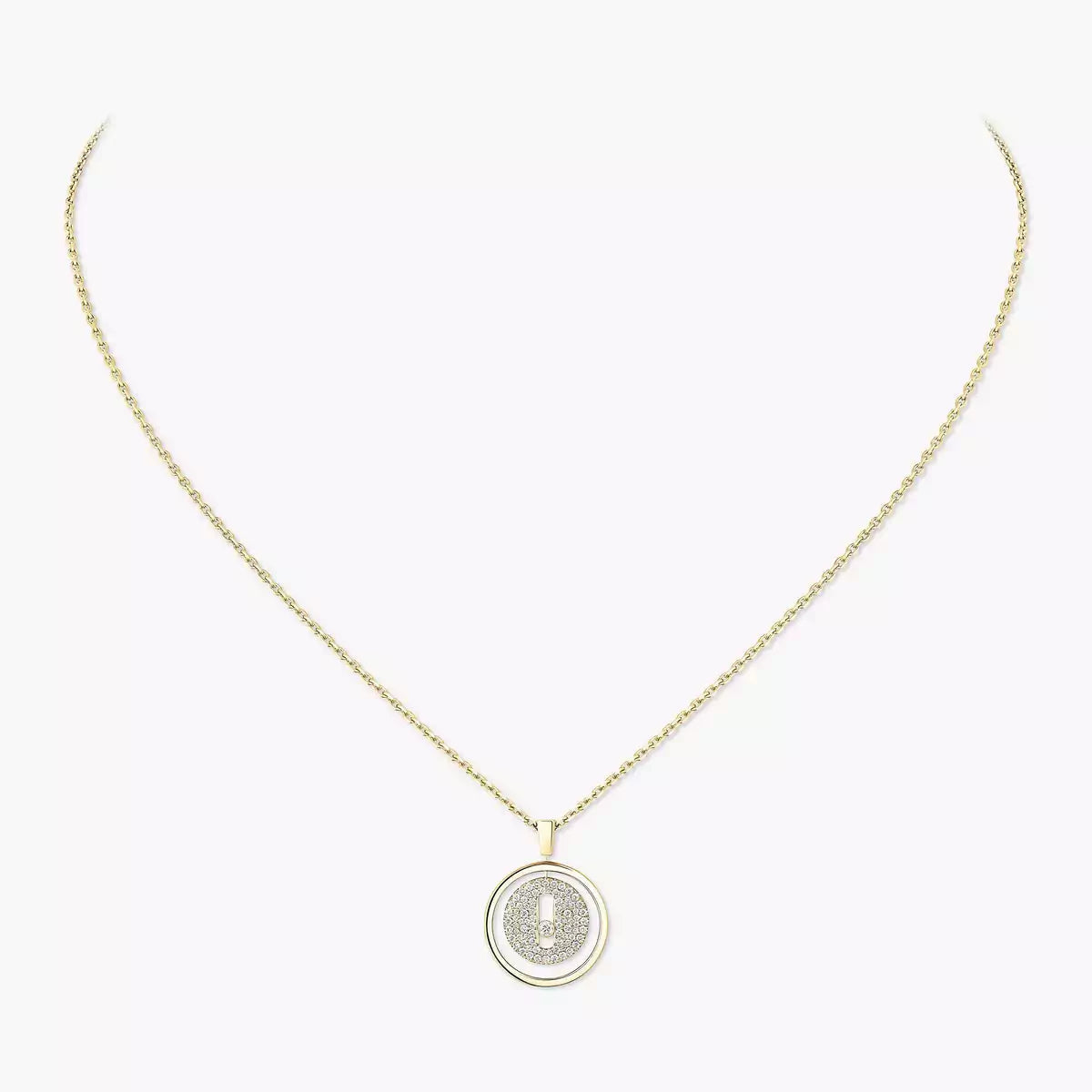 [Okajuri Jewelry] Lucky Move Diamond Necklace