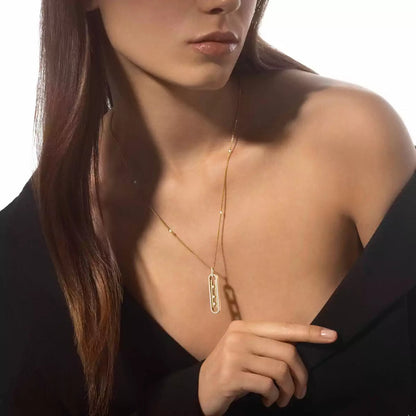 [Okajuri Jewelry] Diamond Necklace Move 10Th