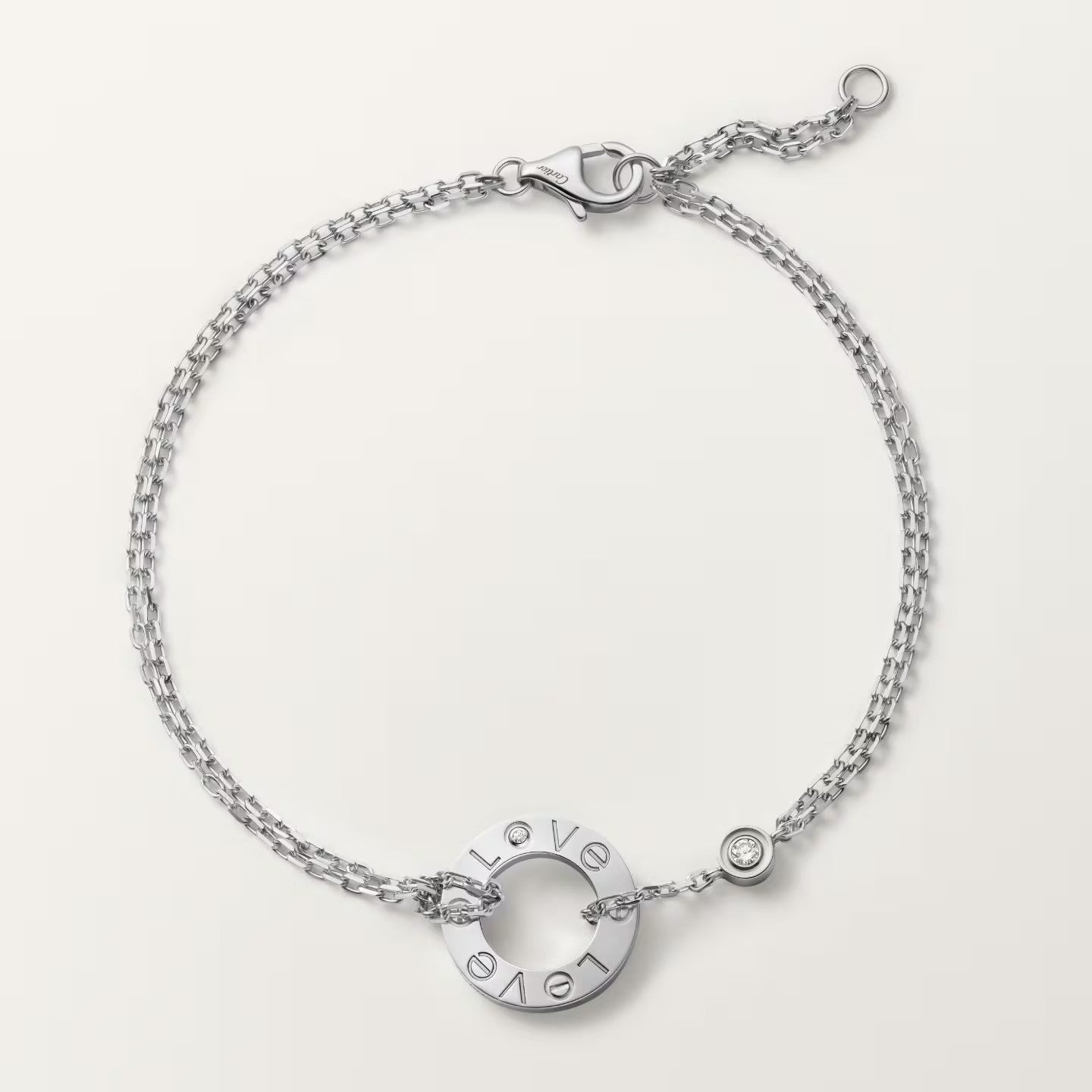 [Okajuri Jewelry] LOVE BRACELET 2 DIAMOND