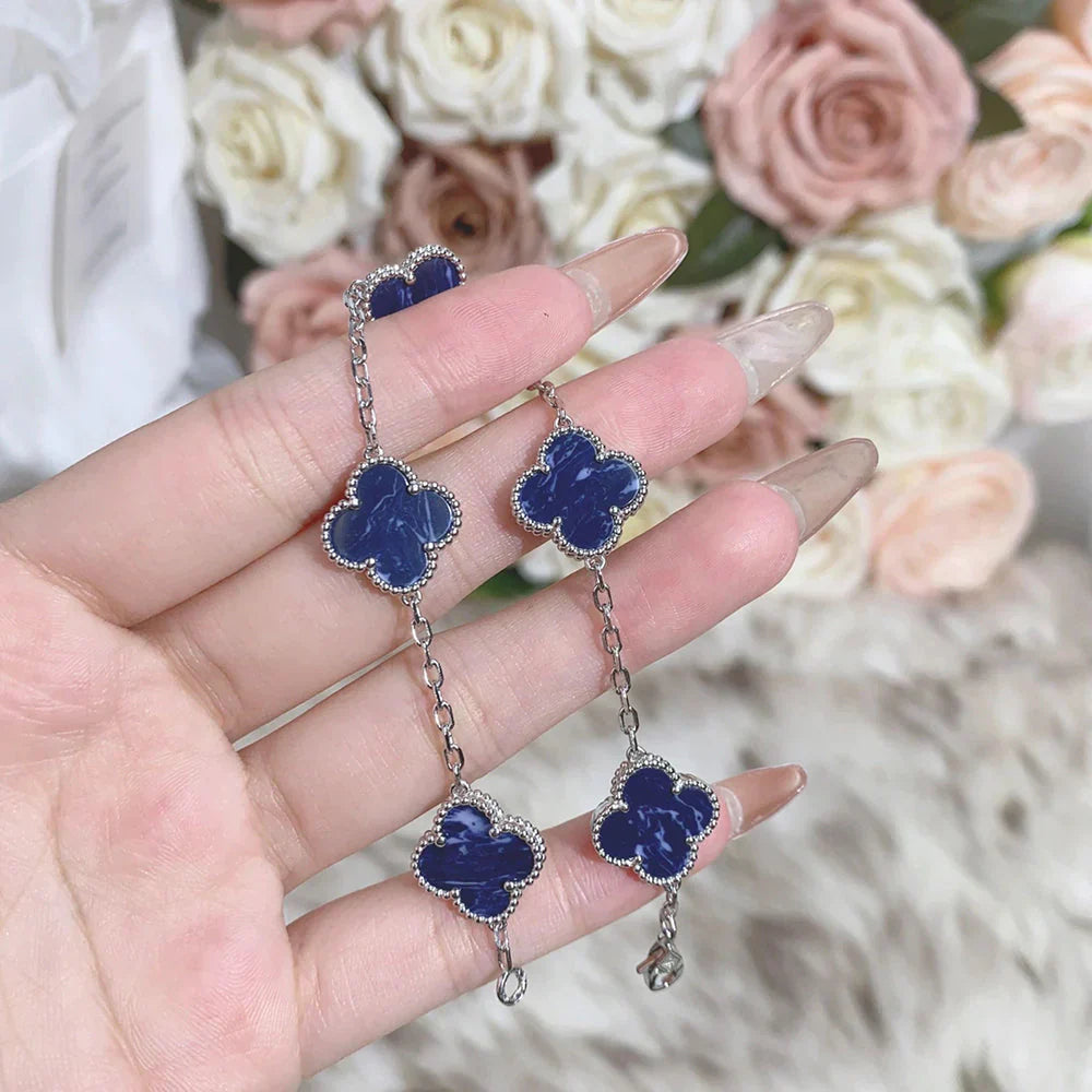 [Okajuri Jewelry] CLOVER 5 MOTIF PIETERSITE BRACELET COLLECTION