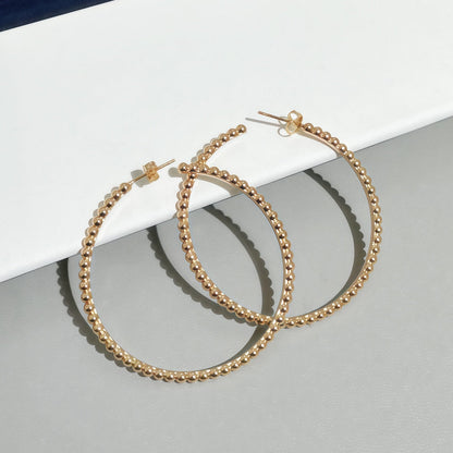 [Okajuri Jewelry] SMOOTH BEAD STUD EARRINGS