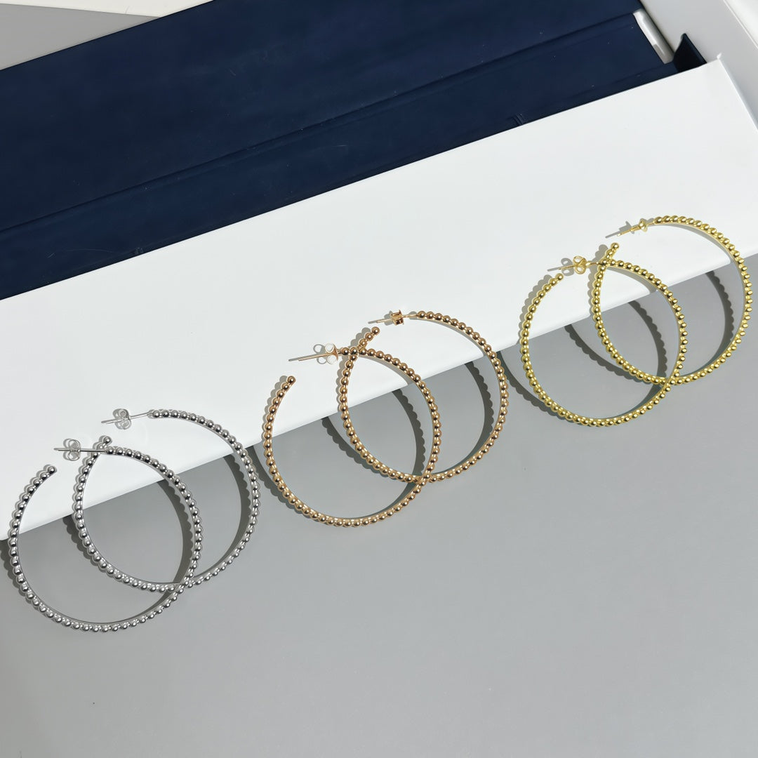 [Okajuri Jewelry] SMOOTH BEAD STUD EARRINGS