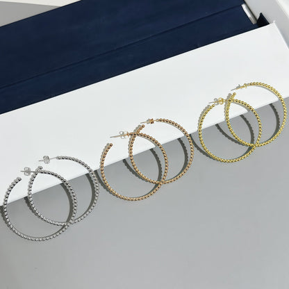 [Okajuri Jewelry] SMOOTH BEAD STUD EARRINGS