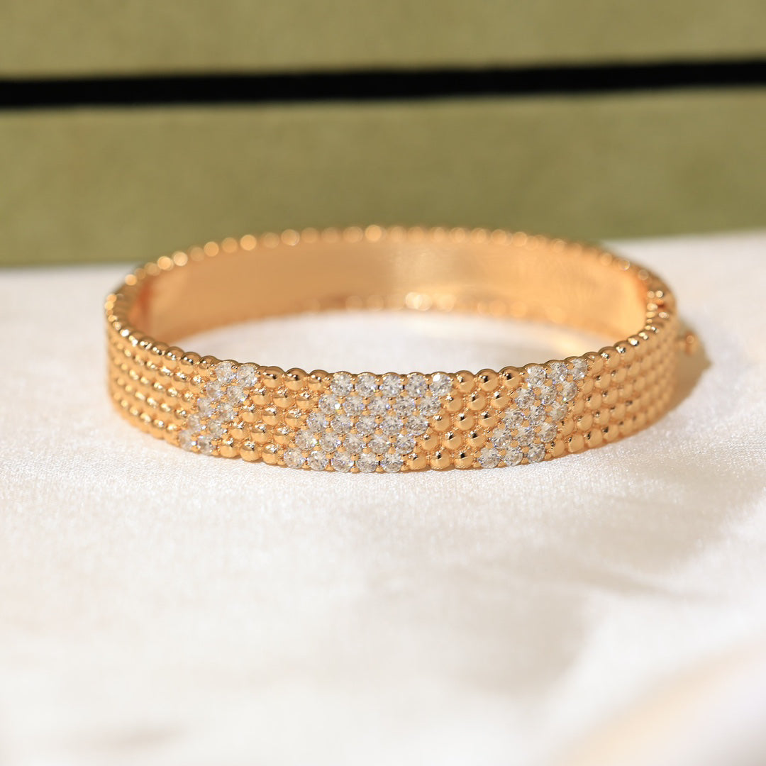 [Okajuri Jewelry] FIVE-ROW DIAMOND BRACELET