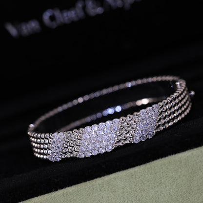 [Okajuri Jewelry] FIVE-ROW DIAMOND BRACELET