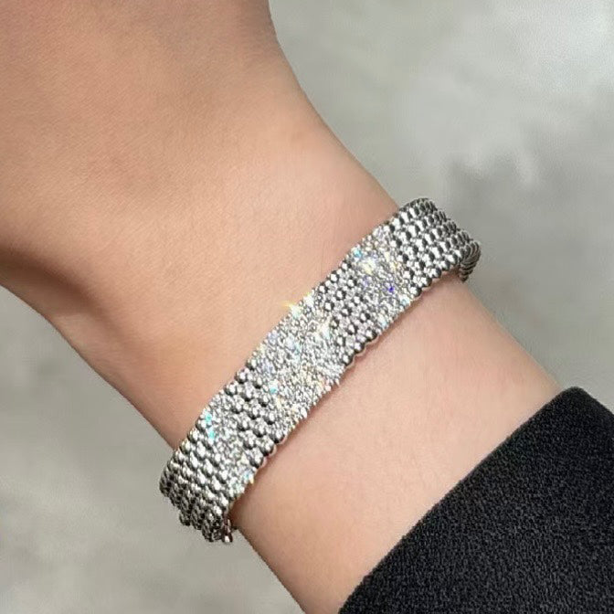[Okajuri Jewelry] FIVE-ROW DIAMOND BRACELET