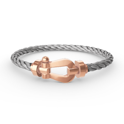 [Okajuri Jewelry]FORCE LARGE HORSESHOE NO DIAMOND BRACELET ROSE GOLD