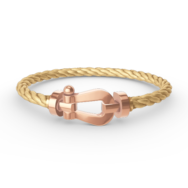 [Okajuri Jewelry]FORCE LARGE HORSESHOE NO DIAMOND BRACELET ROSE GOLD