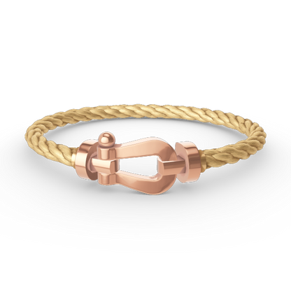 [Okajuri Jewelry]FORCE LARGE HORSESHOE NO DIAMOND BRACELET ROSE GOLD