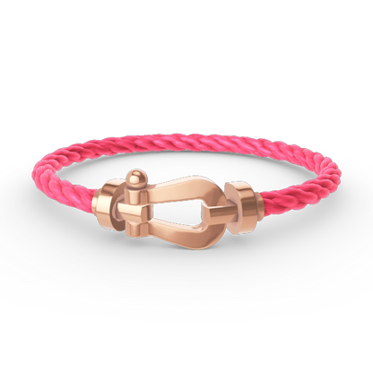 [Okajuri Jewelry]FORCE LARGE HORSESHOE NO DIAMOND BRACELET ROSE GOLD