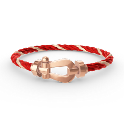[Okajuri Jewelry]FORCE LARGE HORSESHOE NO DIAMOND BRACELET ROSE GOLD