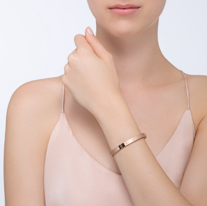 [Okajuri Jewelry] LOVE BRACELET 6.1MM 4 DIAMONDS