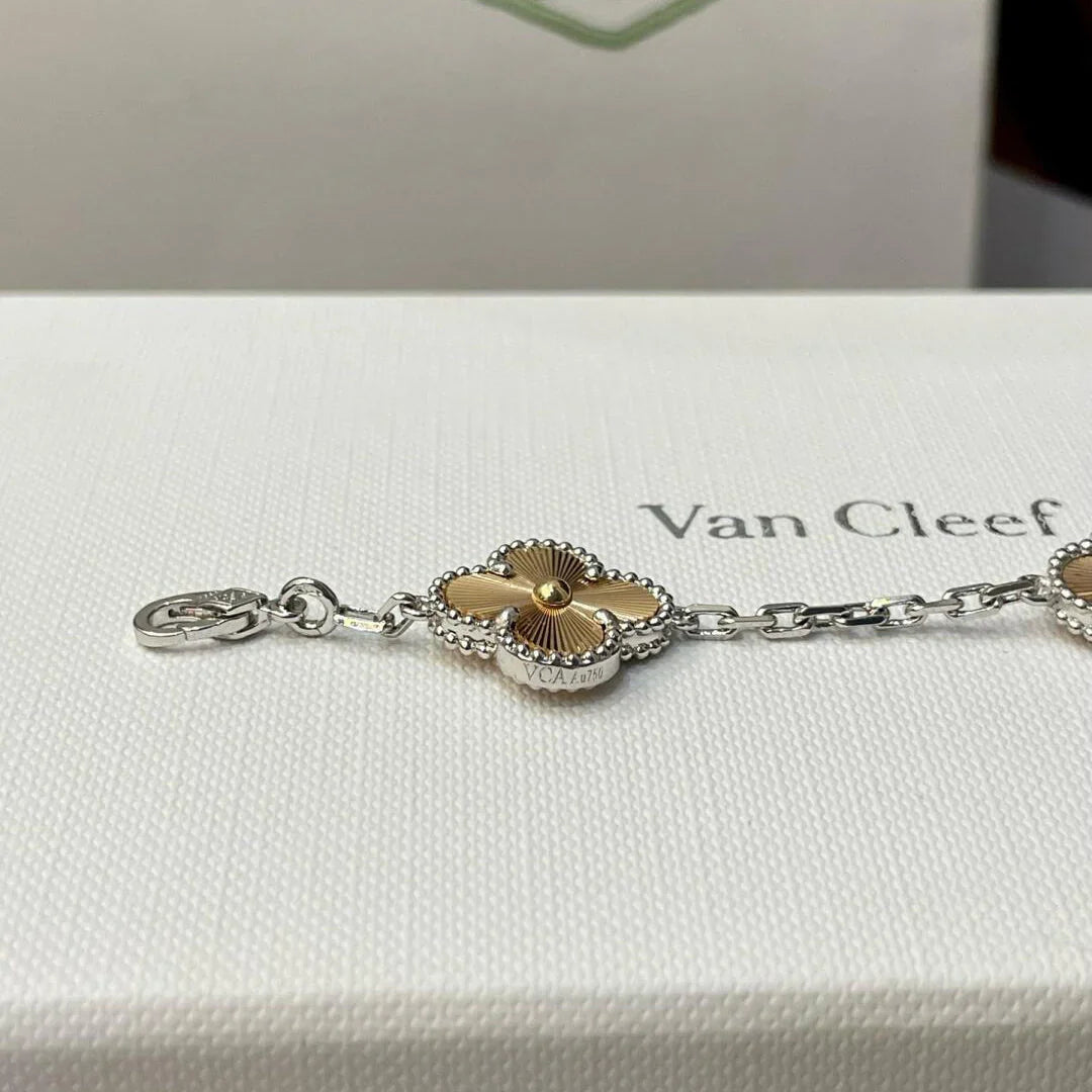 [Okajuri Jewelry] CLOVER 5 MOTIF LASER BRACELET COLLECTION