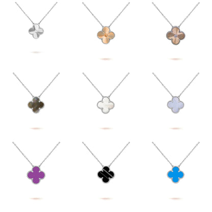[Okajuri Jewelry] CLOVER 15MM NECKLACE SILVER COLLECTION