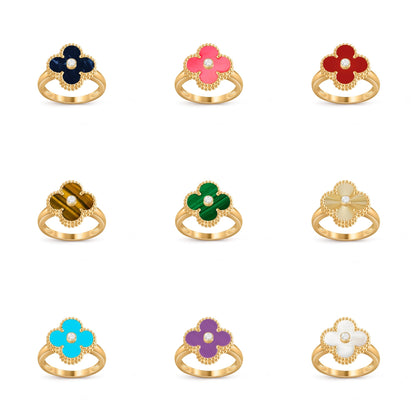 [Okajuri Jewelry] CLOVER DIAMOND RING GOLD COLLECTION