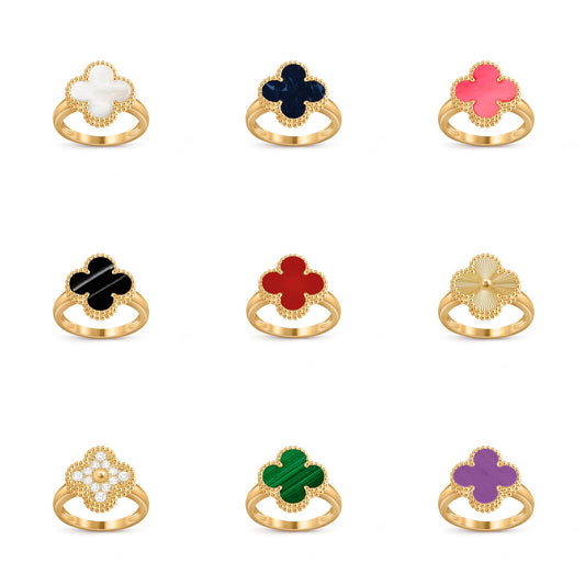 [Okajuri Jewelry] CLOVER RING GOLD COLLECTION