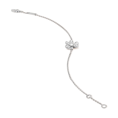 [Okajuri Jewelry]FRIVOLE SILVER FLOWER DIAMOND BRACELET