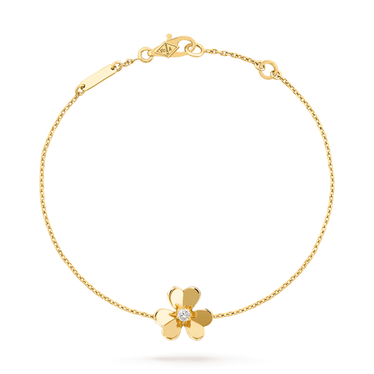 [Okajuri Jewelry]FRIVOLE GOLD FLOWER BRACELET