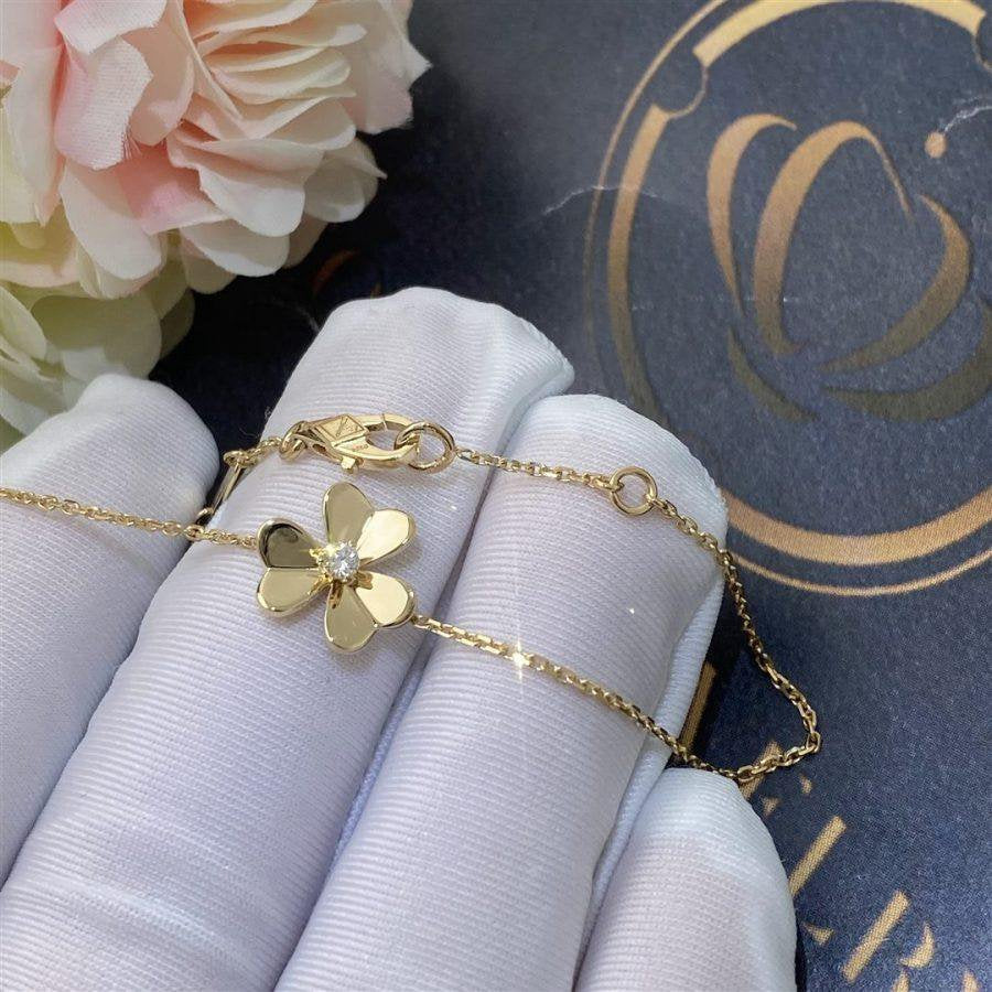 [Okajuri Jewelry]FRIVOLE GOLD FLOWER BRACELET