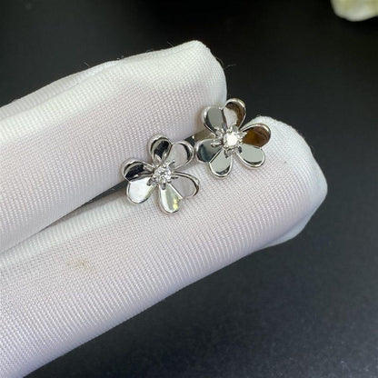 [Okajuri Jewelry]FRIVOLE MINI SILVER FLOWER EARRINGS