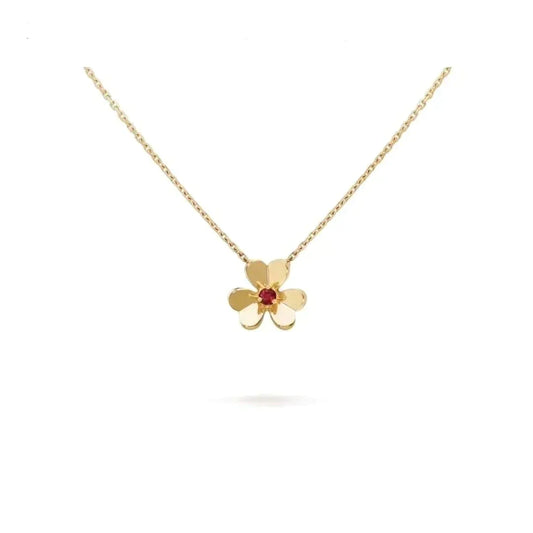 [Okajuri Jewelry]FRIVOLE GOLD FLOWER NECKLACE