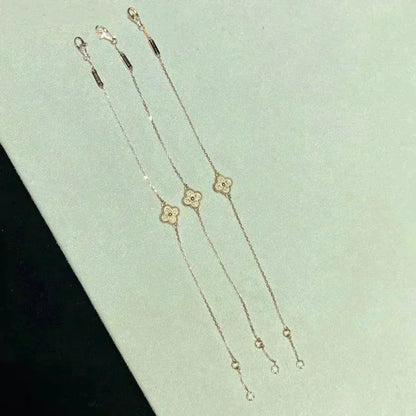 [Okajuri Jewelry]CLOVER SINGLE FLOWER BRACELET