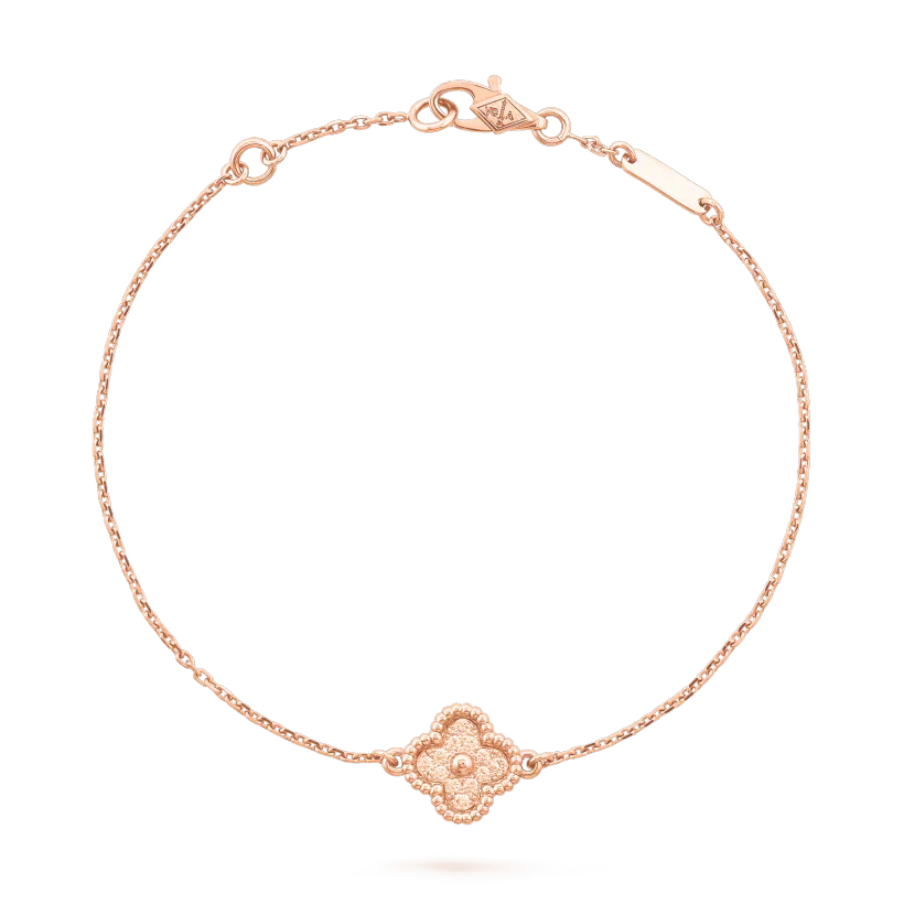 [Okajuri Jewelry]CLOVER SINGLE FLOWER BRACELET