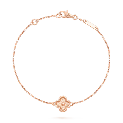 [Okajuri Jewelry]CLOVER SINGLE FLOWER BRACELET