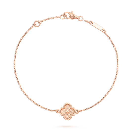 [Okajuri Jewelry]CLOVER SINGLE FLOWER BRACELET