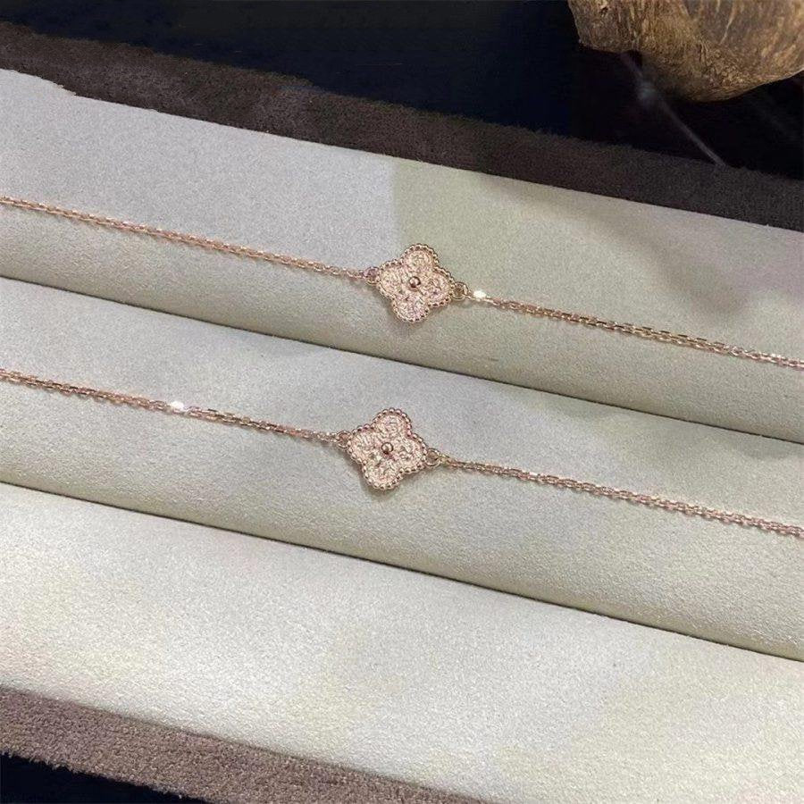 [Okajuri Jewelry]CLOVER SINGLE FLOWER BRACELET