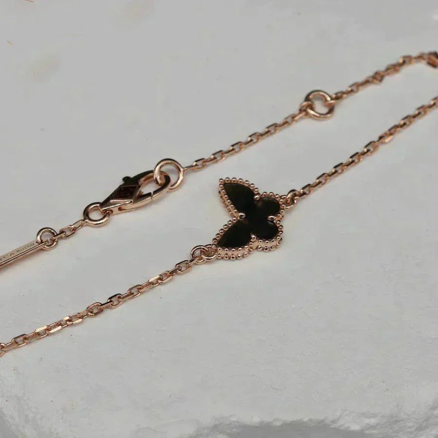 [Okajuri Jewelry]BUTTERFLY ONYX  BUTTERFLY BRACELET