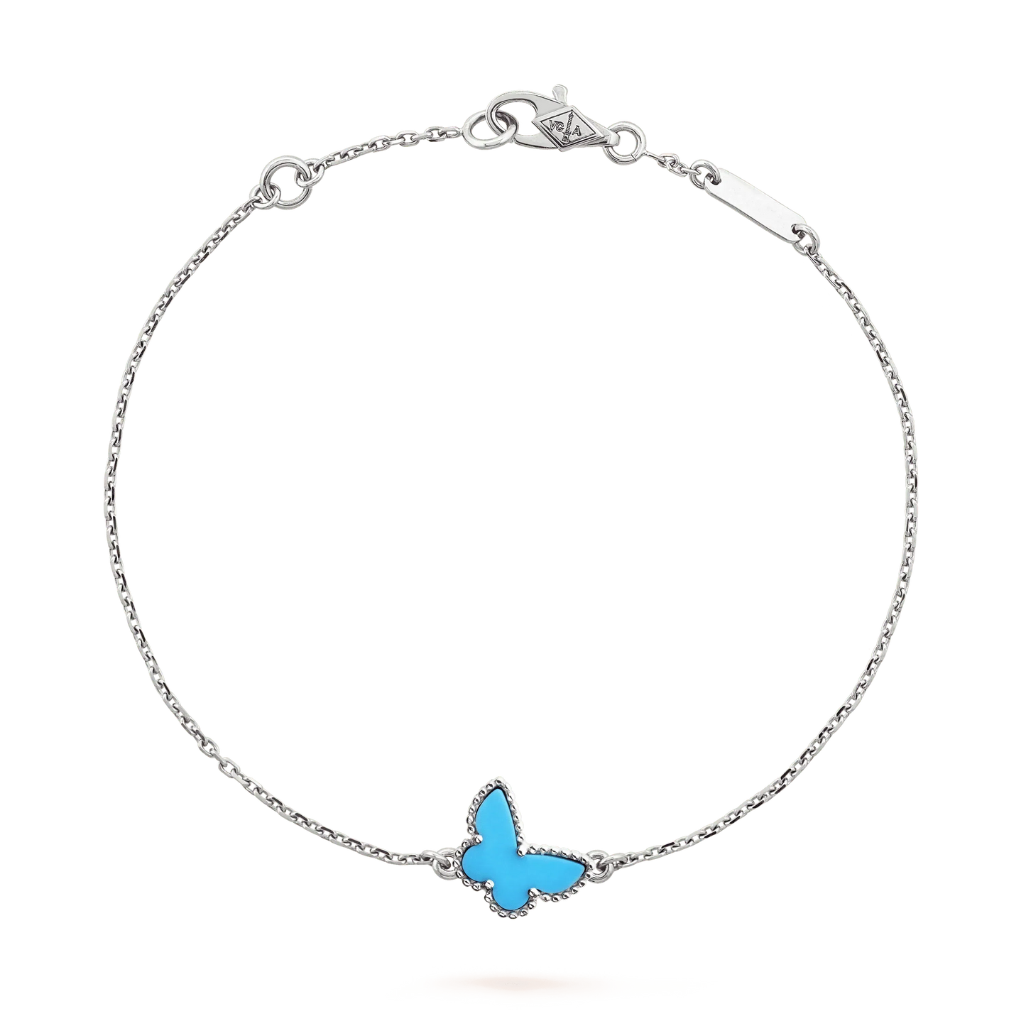 [Okajuri Jewelry]BUTTERFLY TURQUOISE BUTTERFLY BRACELET SILVER