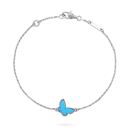[Okajuri Jewelry]BUTTERFLY TURQUOISE BUTTERFLY BRACELET SILVER