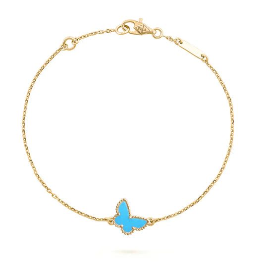 [Okajuri Jewelry]BUTTERFLY TURQUOISE BUTTERFLY BRACELET