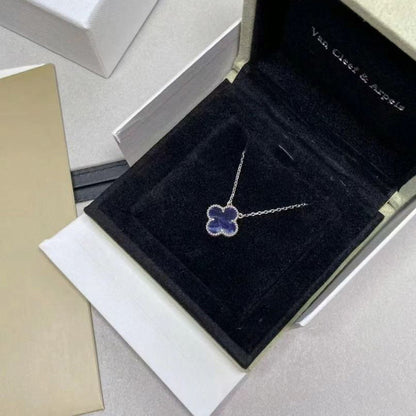 [Okajuri Jewelry] CLOVER 15MM PIETERSITE NECKLACE SILVER