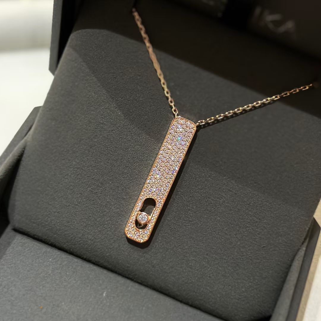 [Okajuri Jewelry]MY FIRST DIAMOND PAVED NECKLACE