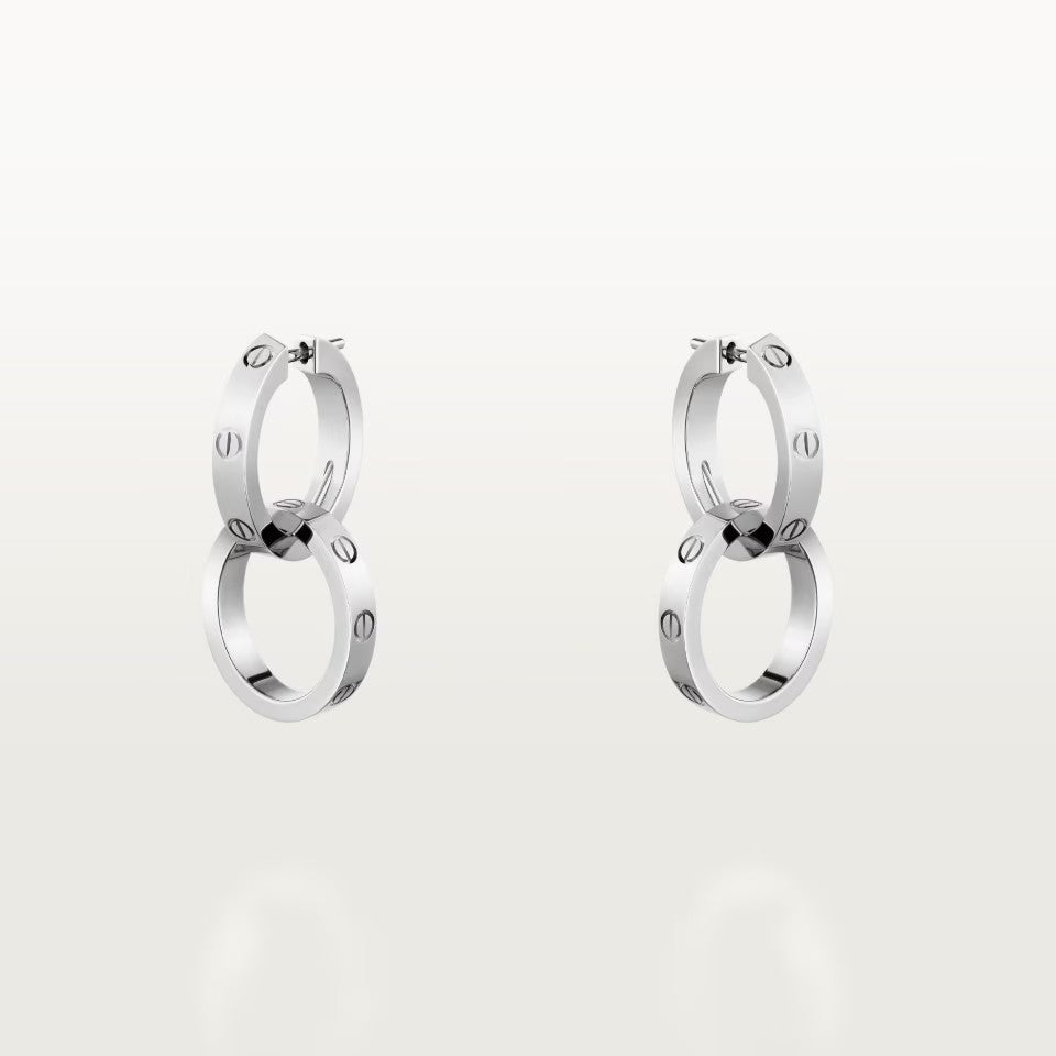 [Okajuri Jewelry] LOVE 3.3MM DANGLE EARRINGS