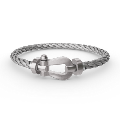 [Okajuri Jewelry]FORCE LARGE HORSESHOE NO DIAMOND BRACELET SILVER