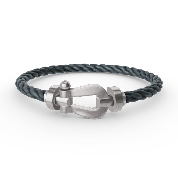[Okajuri Jewelry]FORCE LARGE HORSESHOE NO DIAMOND BRACELET SILVER
