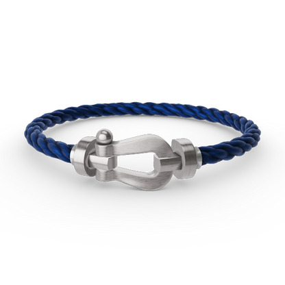 [Oakjuri™ Jewelry] ]Love & Force Large Horseshoe Trio Bracelet Stack Set