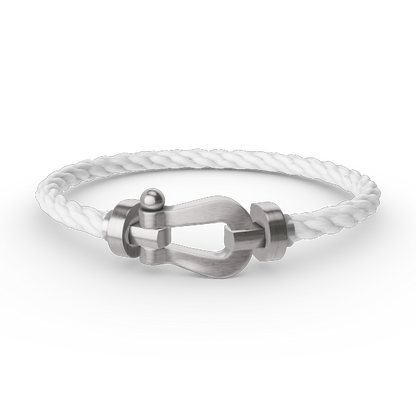 [Okajuri Jewelry]FORCE LARGE HORSESHOE NO DIAMOND BRACELET SILVER