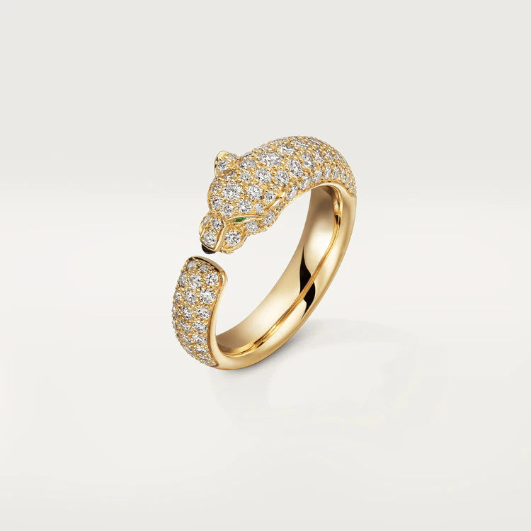 [Okajuri Jewelry]PANTHERE PINK GOLD DIAMOND RING