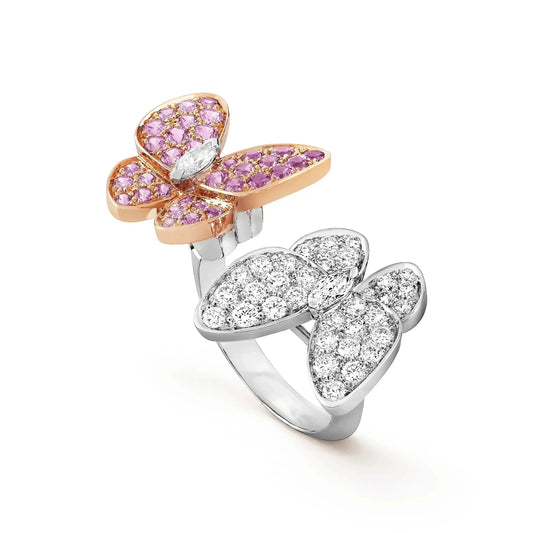 [Okajuri Jewelry]TWIN BUTTERFLY DIAMOND RING